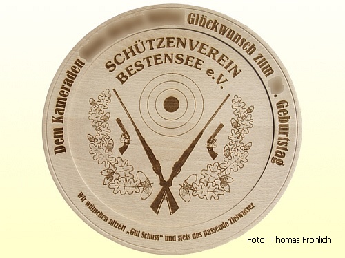 Holzteller Schtzenverein